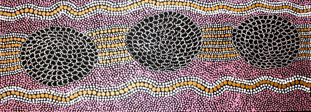 Jean Nampajinpa Bush Onion Indigenous Art