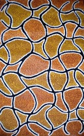 Felicity Robertson, Rain Dreaming. Indigenous art. Aboriginal art.