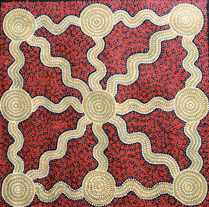 Dennis Nelson Tjakamarra :: Kalipinpa Water Dreaming