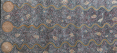 Dennis Nelson Tjakamarra :: Kalipinpa Water Dreaming